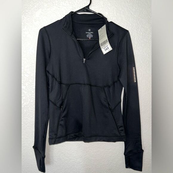 - SWEATY BETTY THERMA BOOST RUNNING HALF ZIP JACKET- NWT SIZE XS - Picture 7 of 8